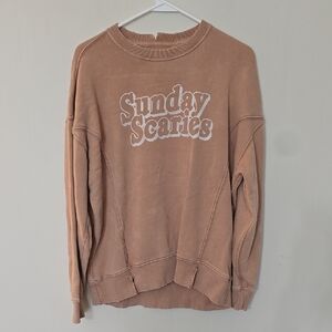 Tan 'Sunday Scaries' Sweatshirt